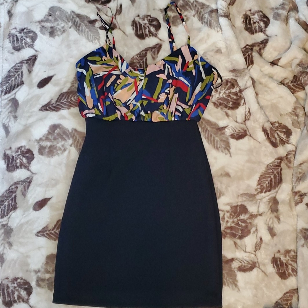 Navy blue dress